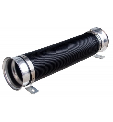 Tubo di aspirazione sportivo nero per filtro aria 33 94cm diametro 76mm