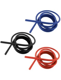 Tubo in silicone per aria ed acqua 2 metri interno 5mm esterno 10mm Nero