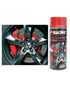 Vernice spray rossa per pinze freno e motore 400ml