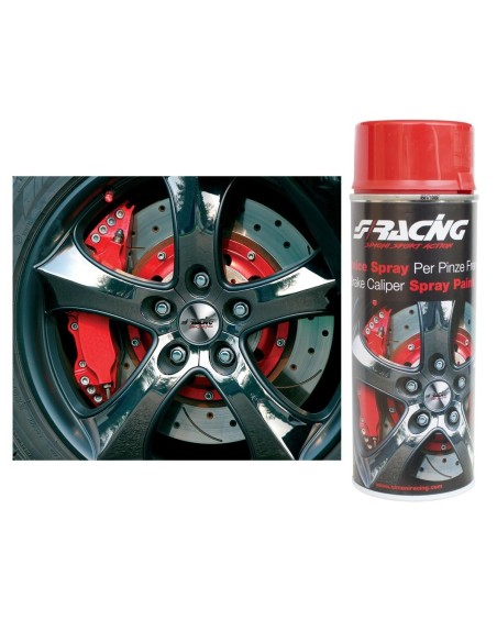 Vernice spray rossa per pinze freno e motore 400ml