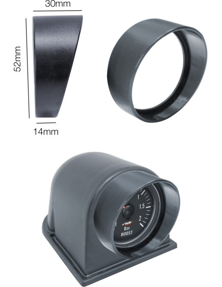 Visiera paraluce per portastrumenti auto 2 Simoni Racing