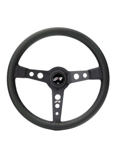 Volante sportivo eco pelle nera 350mm Simoni Racing Grinta