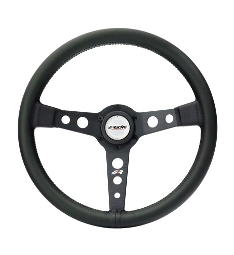 Volante sportivo eco pelle nera 350mm Simoni Racing Grinta