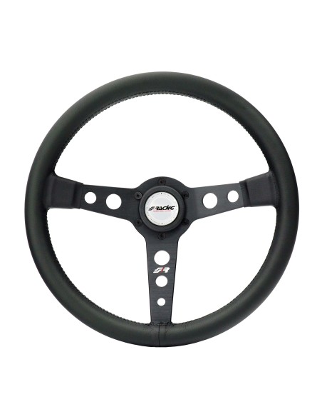 Volante sportivo eco pelle nera 350mm Simoni Racing Grinta