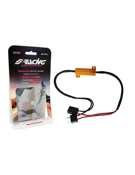 Warning Canceller cablato H7 lampadine 1 resistenza 50W 6 Ohm Simoni Racing