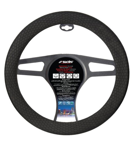 Coprivolante auto diametro 35 40cm Simoni Racing Beehive Soft silicone nero