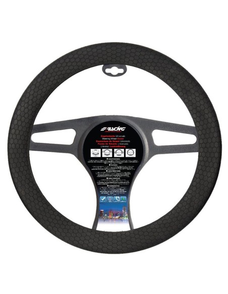 Coprivolante auto diametro 35 40cm Simoni Racing Beehive Soft silicone nero