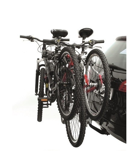 Portabici per gancio traino inclinabile Arezzo 3 bici