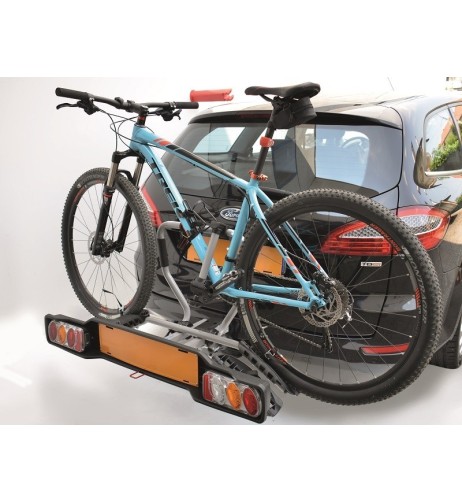 Portabici per gancio traino inclinabile Siena 2 bici