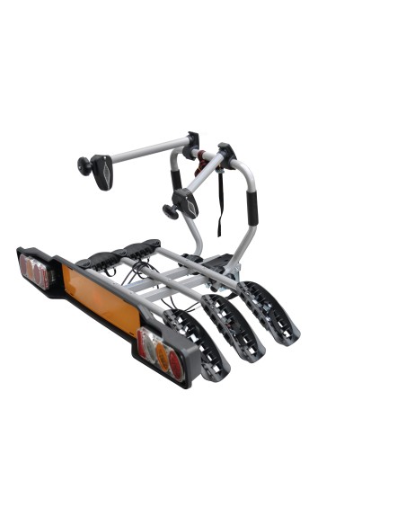Portabici per gancio traino inclinabile Siena 3 bici
