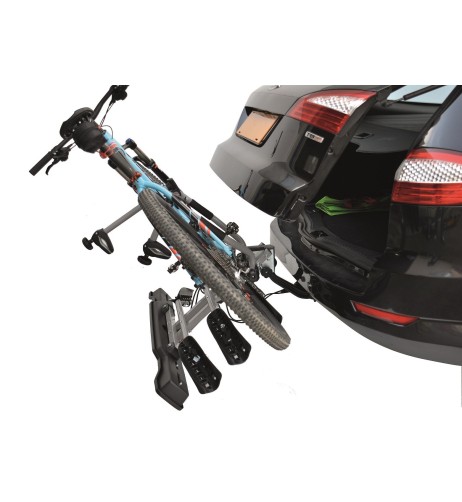 Portabici per gancio traino inclinabile Siena 3 bici