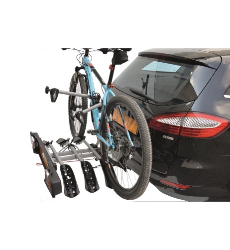 Portabici per gancio traino inclinabile Siena 3 bici