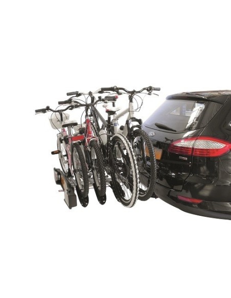 Portabici per gancio traino inclinabile Siena 4 bici