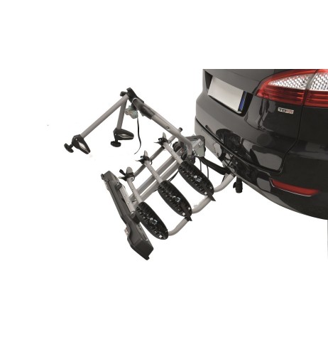 Portabici per gancio traino inclinabile Siena 4 bici