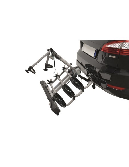 Portabici per gancio traino inclinabile Siena 4 bici