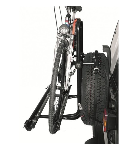 Portabici posteriore per ruota di scorta fuoristrada 2 bici Brennero