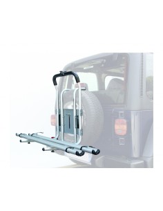 Portabici posteriore per ruota di scorta fuoristrada 2 bici Stelvio Alu