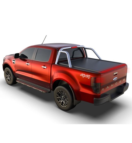 Copertura cassone avvolgibile Roll per Ford Ranger con roll bar 2012 2022