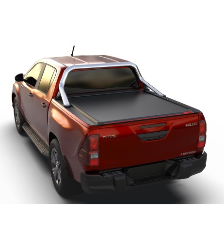 Copertura cassone avvolgibile Tessera SE per Toyota Hilux con roll bar dal 