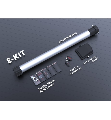 E Kit azionamento elettrico APP per copertura Roll 