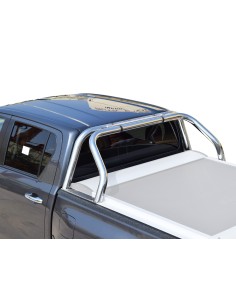 Roll Bar posteriore inox tubo doppio per SsangYong Actyon Sports dal 2015 2
