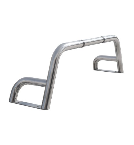 Roll Bar posteriore inox tubo singolo per Nissan Navara D40 2005 2015