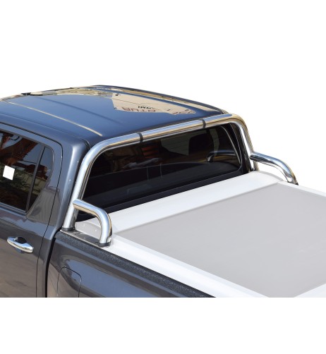 Roll Bar posteriore inox tubo singolo per Nissan Navara NP300 dal 2016