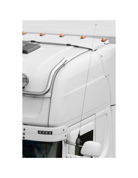 Staffa inox per antenna CB camion 40cm per Scania R Serie 5 6 2004 2017