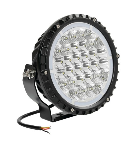 Faro ausiliario biluce 62 LED 10 30V 6000K impermeabile IP67 rotondo 195mm