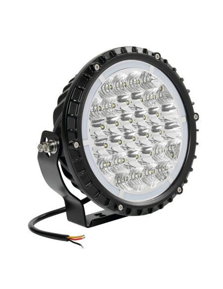 Faro ausiliario biluce 62 LED 10 30V 6000K impermeabile IP67 rotondo 195mm