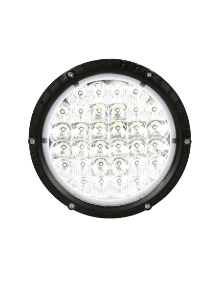 Faro ausiliario biluce 62 LED 10 30V 6000K impermeabile IP67 rotondo 195mm