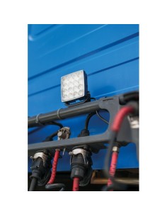Faro ausiliario 16 LED 12 24V 6000K 48W impermeabile IP67 quadrato 110x110x 2