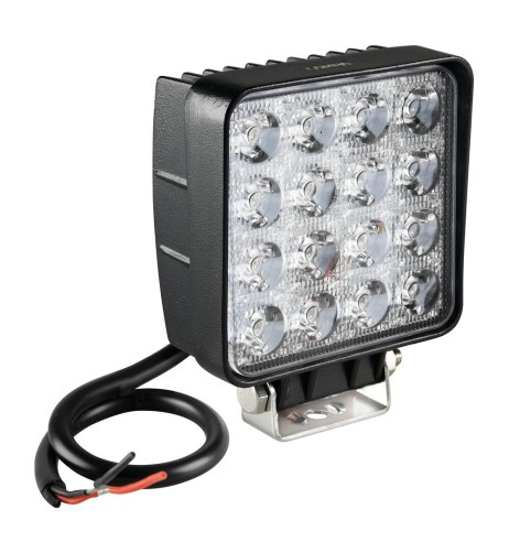 Faro ausiliario fendinebbia a 16 led 10 30V 48W bianco impermeabile