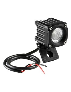 Faro ausiliario fendinebbia 1 Led 9 32V Bianco 10W impermeabile IP67