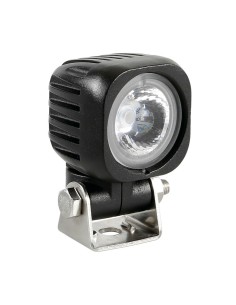 Faro ausiliario quadrato a 1 Led 10W 9 32V 900lm impermeabile omologato