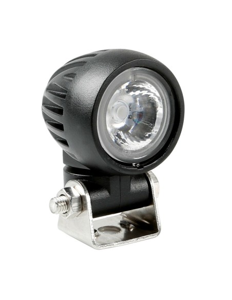 Faro ausiliario tondo a 1 Led 10W 9 32V 900lm impermeabile omologato