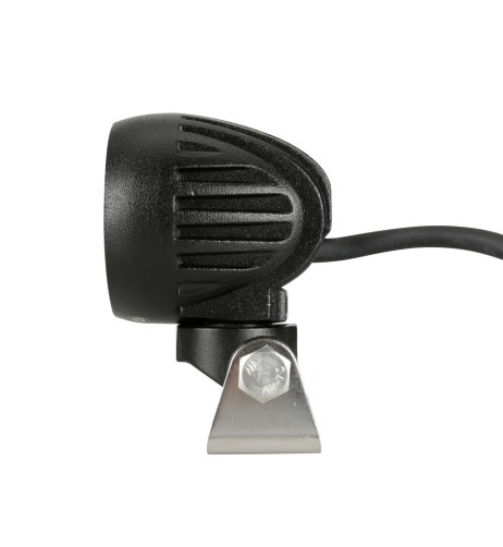 Faro ausiliario tondo a 1 Led 10W 9 32V 900lm impermeabile omologato