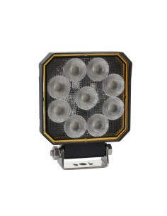 Faro ausiliario LED WL 30 10 30V 6000K impermeabile IP67 quadrato 101mm