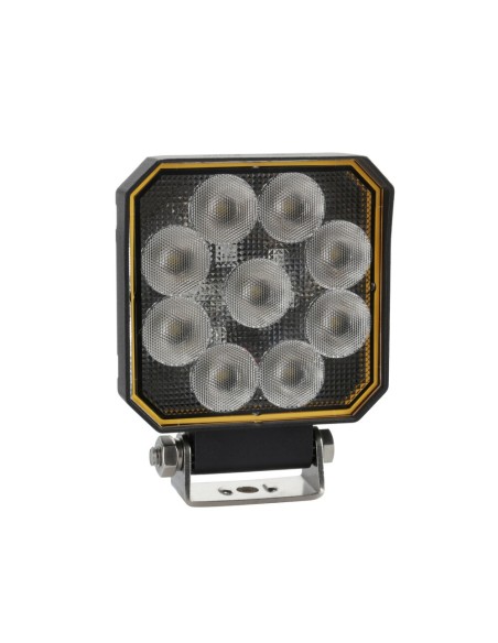 Faro ausiliario LED WL 30 10 30V 6000K impermeabile IP67 quadrato 101mm