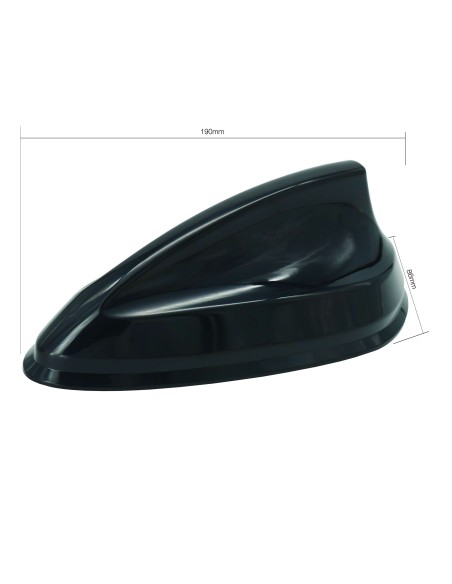 Antenna auto Simoni Racing pinna di squalo Big Shark