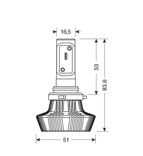 Kit di conversione a LED centralina 1pz lampada HB3 9005 10 30V 25W