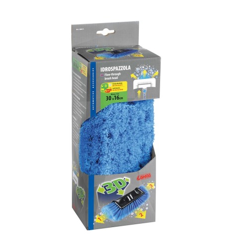 Idrospazzola 3D di ricambio con innesto a vite