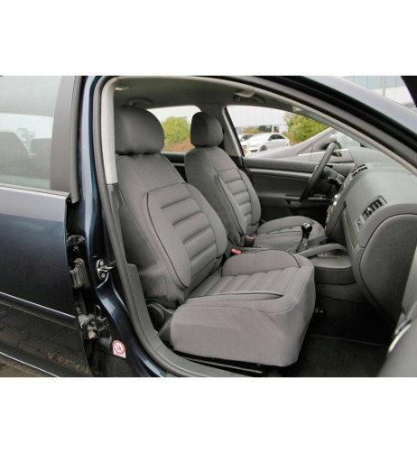 Coppia coprisedili fodere anteriori imbottiti con tasca posteriore GRIGIO