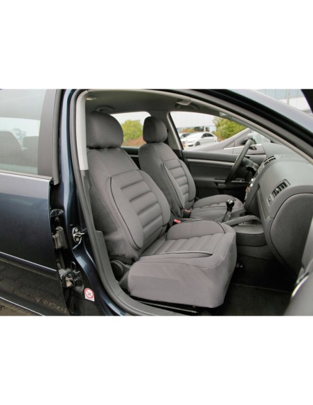 Coppia coprisedili fodere anteriori imbottiti con tasca posteriore GRIGIO