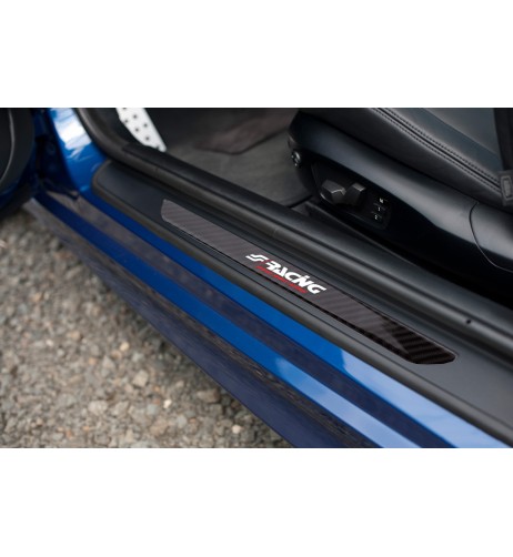 Profili battitacco Step Line Simoni Racing in carbonio 485x37mm