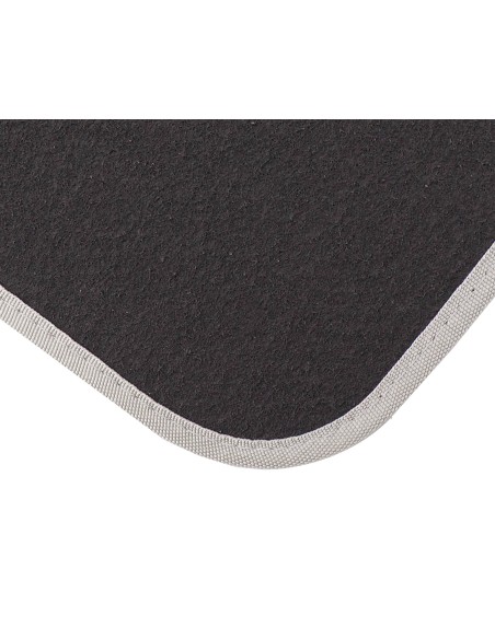 Kit 4 Tappeti universali moquette auto Simoni Racing Daisy grigio