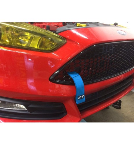 Cinghia di traino universale auto moto furgoni 26cm portata 3000kg BLU