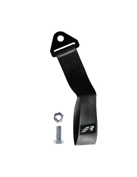 Cinghia di traino universale auto moto furgoni 26cm portata 3000kg NERO