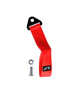 Cinghia di traino universale auto moto furgoni 26cm portata 3000kg ROSSO