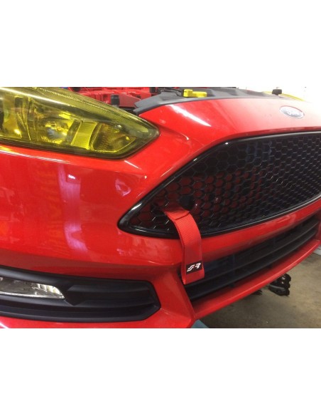 Cinghia di traino universale auto moto furgoni 26cm portata 3000kg ROSSO